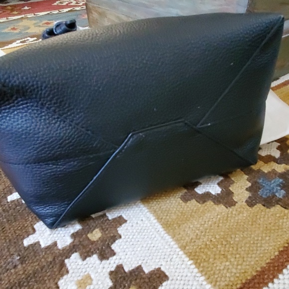 Michael Kors Junie Black Pebble Leather Backpack - Picture 6 of 7